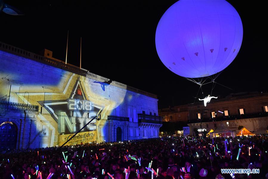 MALTA-VALLETTA-NEW YEAR-CELEBRATIONS