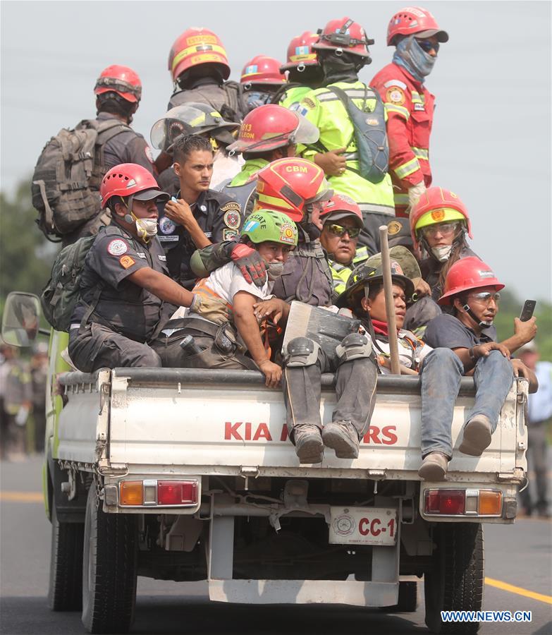 GUATEMALA-ESCUINTLA-VOLCANO-ERUPTION
