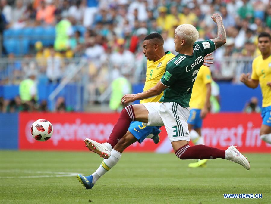 (SP)RUSSIA-SAMARA-2018 WORLD CUP-ROUND OF 16-BRAZIL VS MEXICO