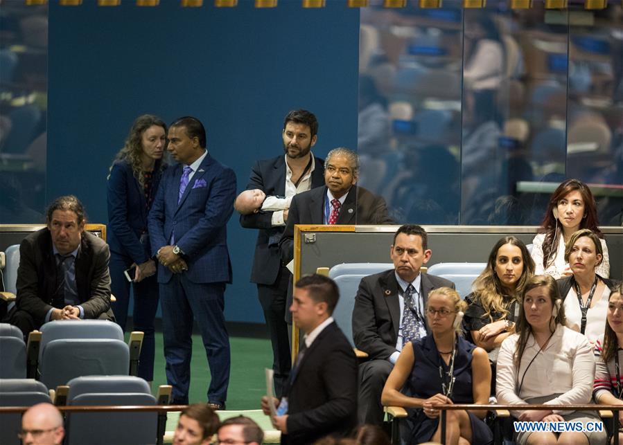 UN-73RD GENERAL ASSEMBLY-JACINDA ARDERN-BABY