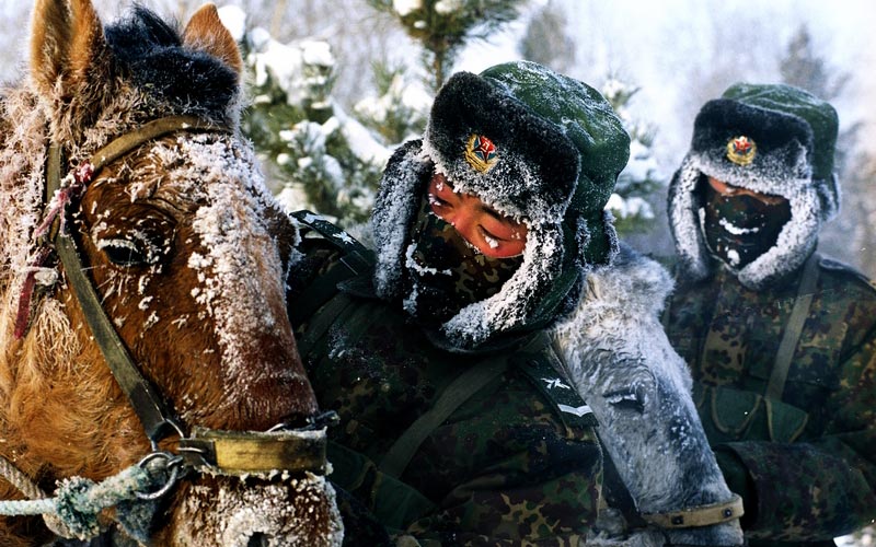 馮凱旋作品:冰與兵