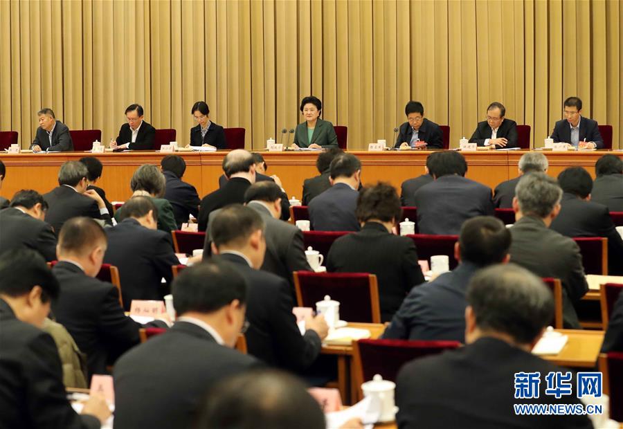 12月9日，中共中央政治局委員、國務院副總理劉延東在北京出席教育部直屬高校工作咨詢委員會第26次全體會議并講話。 新華社記者劉衛兵攝