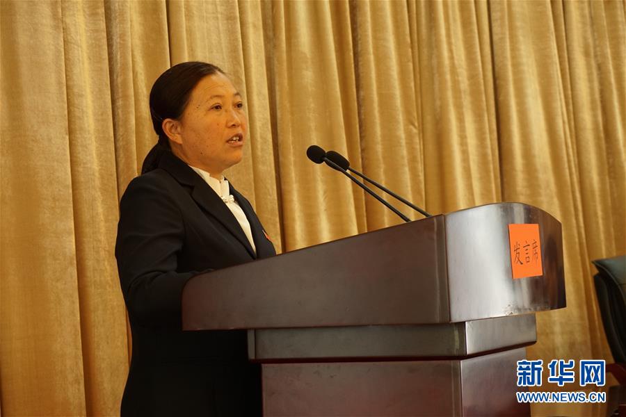 (十九大代表在基層·圖文互動)(1)姚慶英:把“鄉村振興”落實到田間地頭