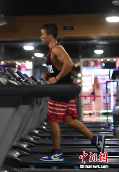 資料圖:健身的人。<a target='_blank' ><p align=