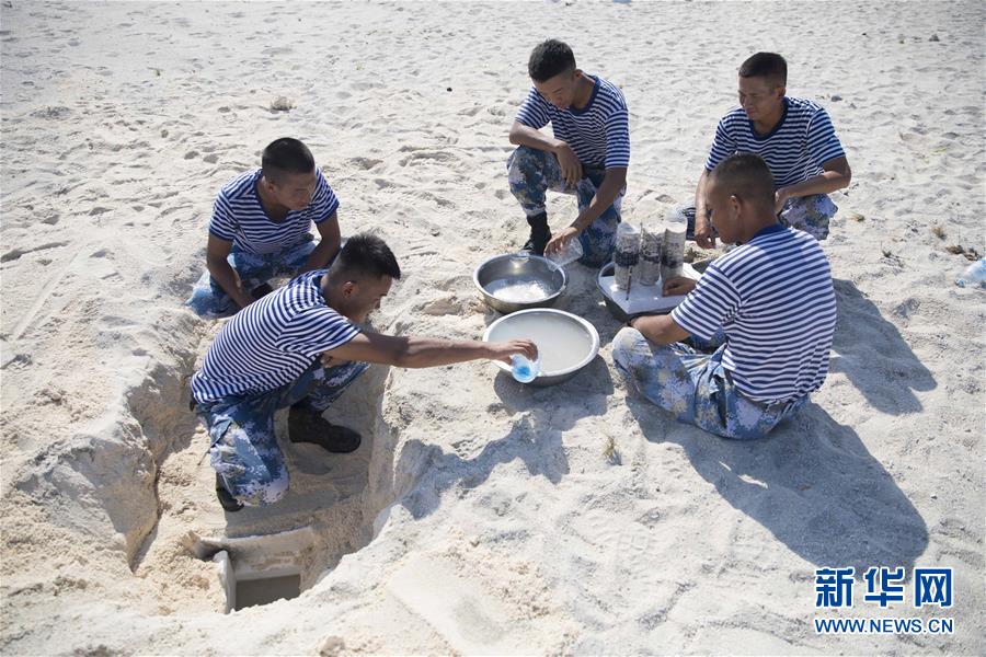 (壯麗70年·奮斗新時代·新華全媒頭條·圖文互動)(8)“你在我的航程上,我在你的視線里”——走進海軍西沙中建島官兵的五彩世界