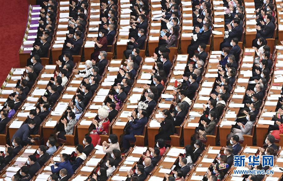 （兩會·人大開幕·XHDW）（17）十三屆全國人大三次會議在京開幕