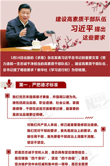 建設(shè)高素質(zhì)干部隊伍,習(xí)近平提出這些要求