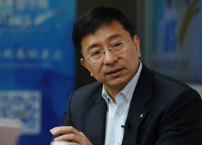 高國富在訪談現(xiàn)場(chǎng)