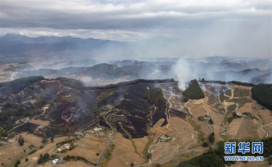 (國際)(9)新西蘭南島山火持續