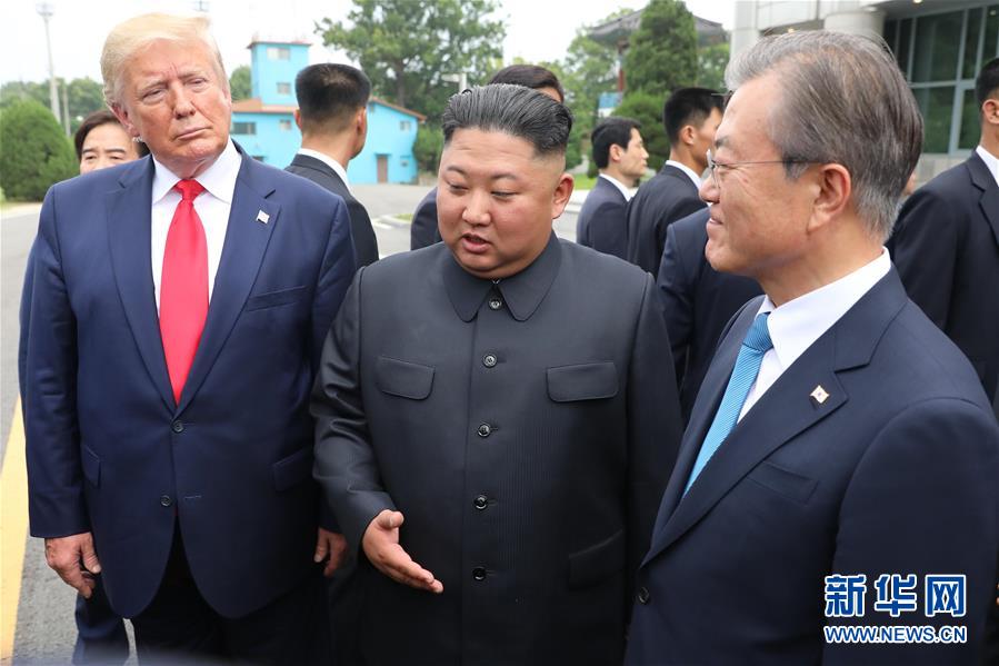 (國際)(3)朝美領導人在板門店會面