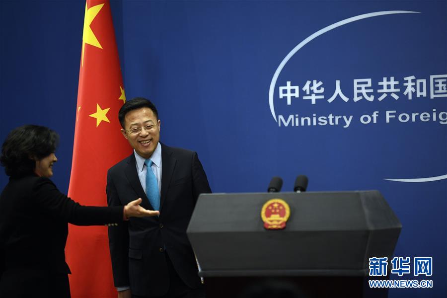 (圖文互動)新任外交部發言人趙立堅亮相
