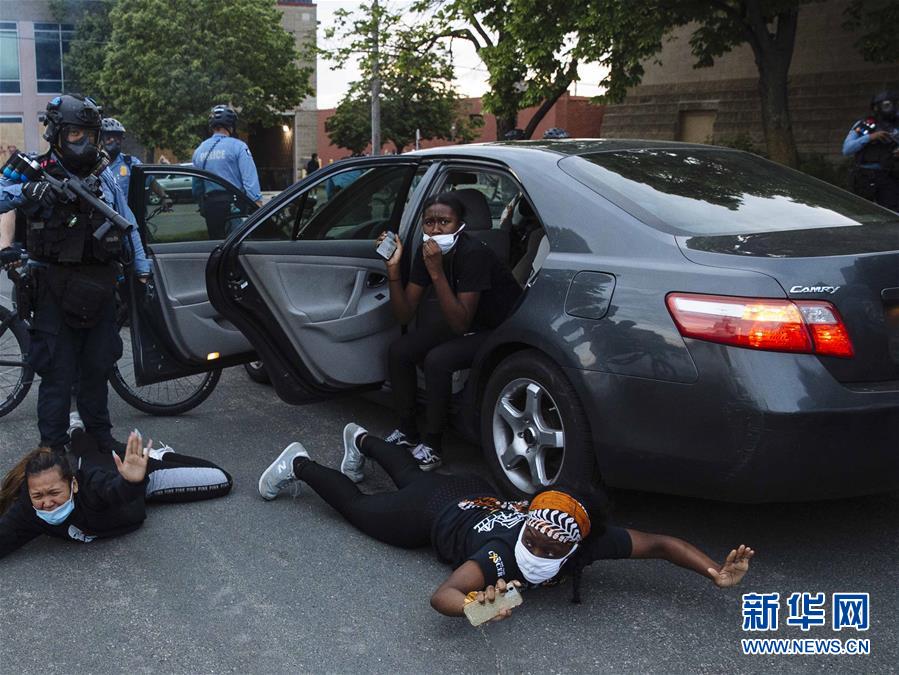 (國際)(2)美國明尼阿波利斯的抗議示威活動持續