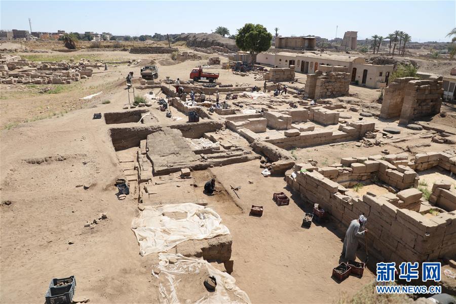 (國際·圖文互動)(2)疫中考古——中國與埃及首次聯合考古取得階段性成果
