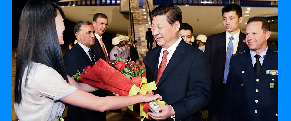 習(xí)近平抵達(dá)巴西利亞開始對巴西進行國事訪問并出席中拉領(lǐng)導(dǎo)人會晤