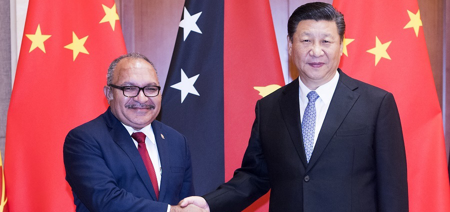 資料圖：習近平會見巴布亞新幾內亞總理奧尼爾