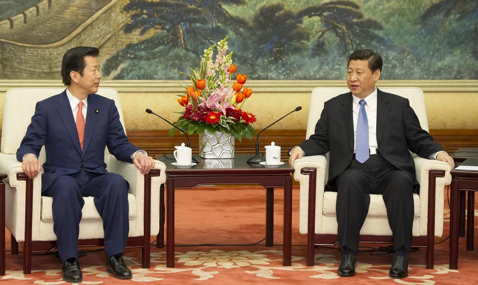 習近平會見日本公明黨黨首山口那津男